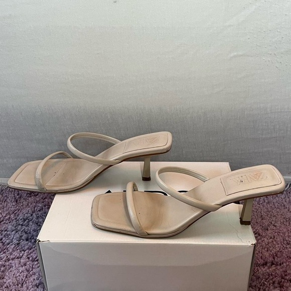 Zara kitten heel mules / sandals - Picture 3 of 7